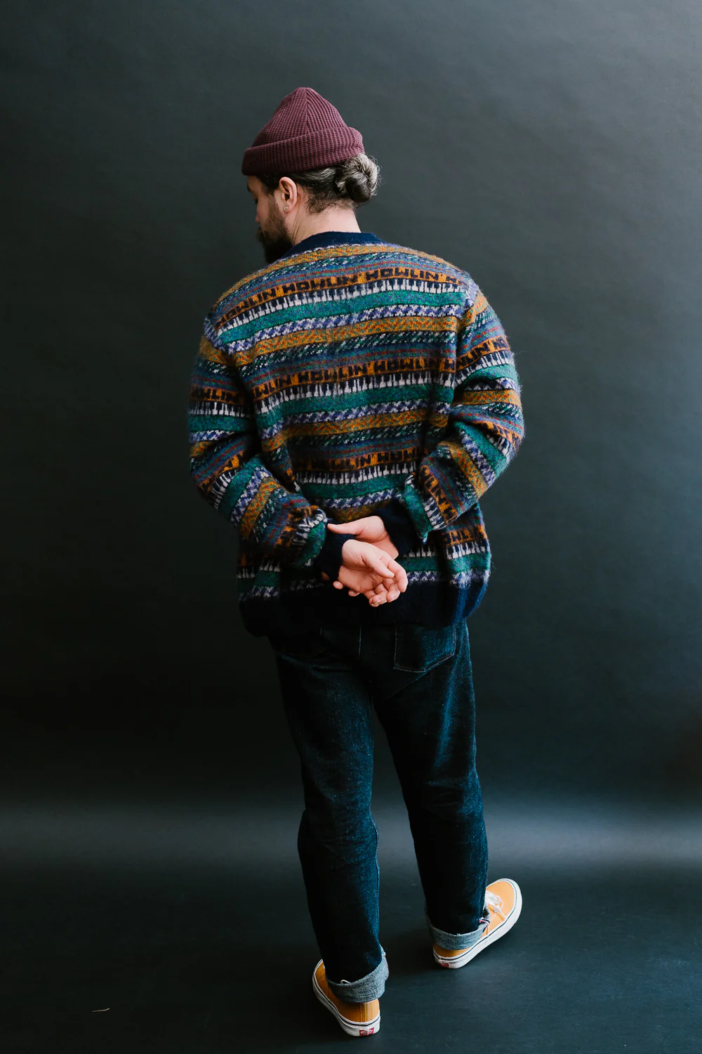 Piano World Cardigan - Orange Dreams - Image 7