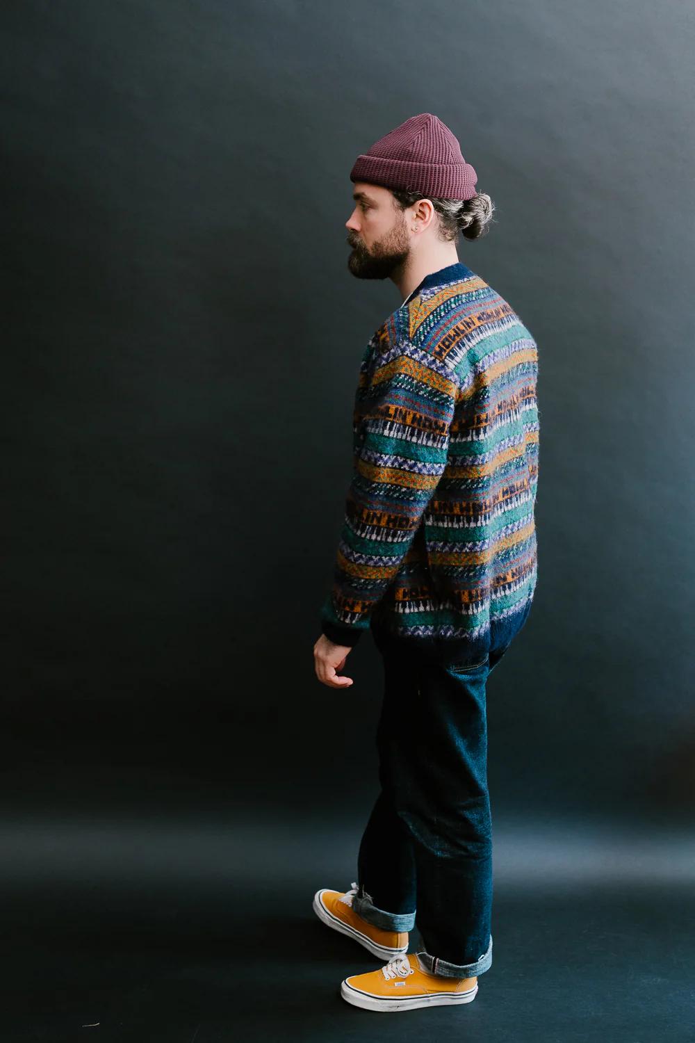 Piano World Cardigan - Orange Dreams - Image 8