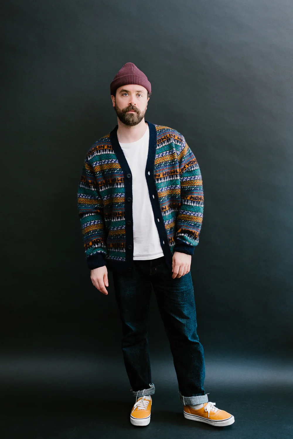 Piano World Cardigan - Orange Dreams - Image 9