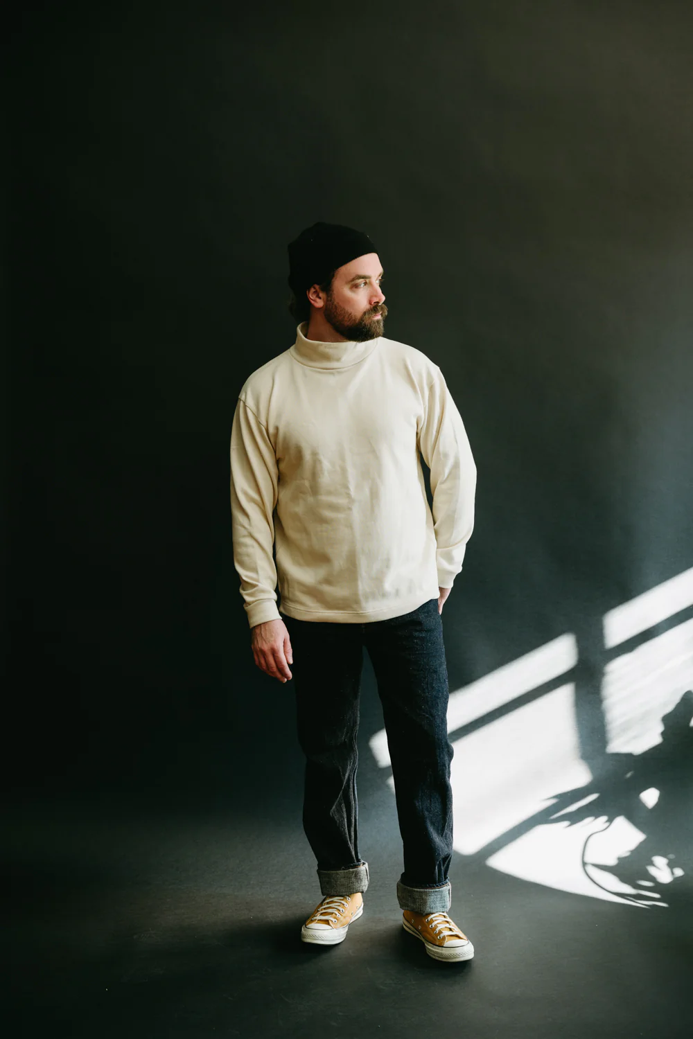 Pima Highneck Sweater - 04 Kinari - Image 12