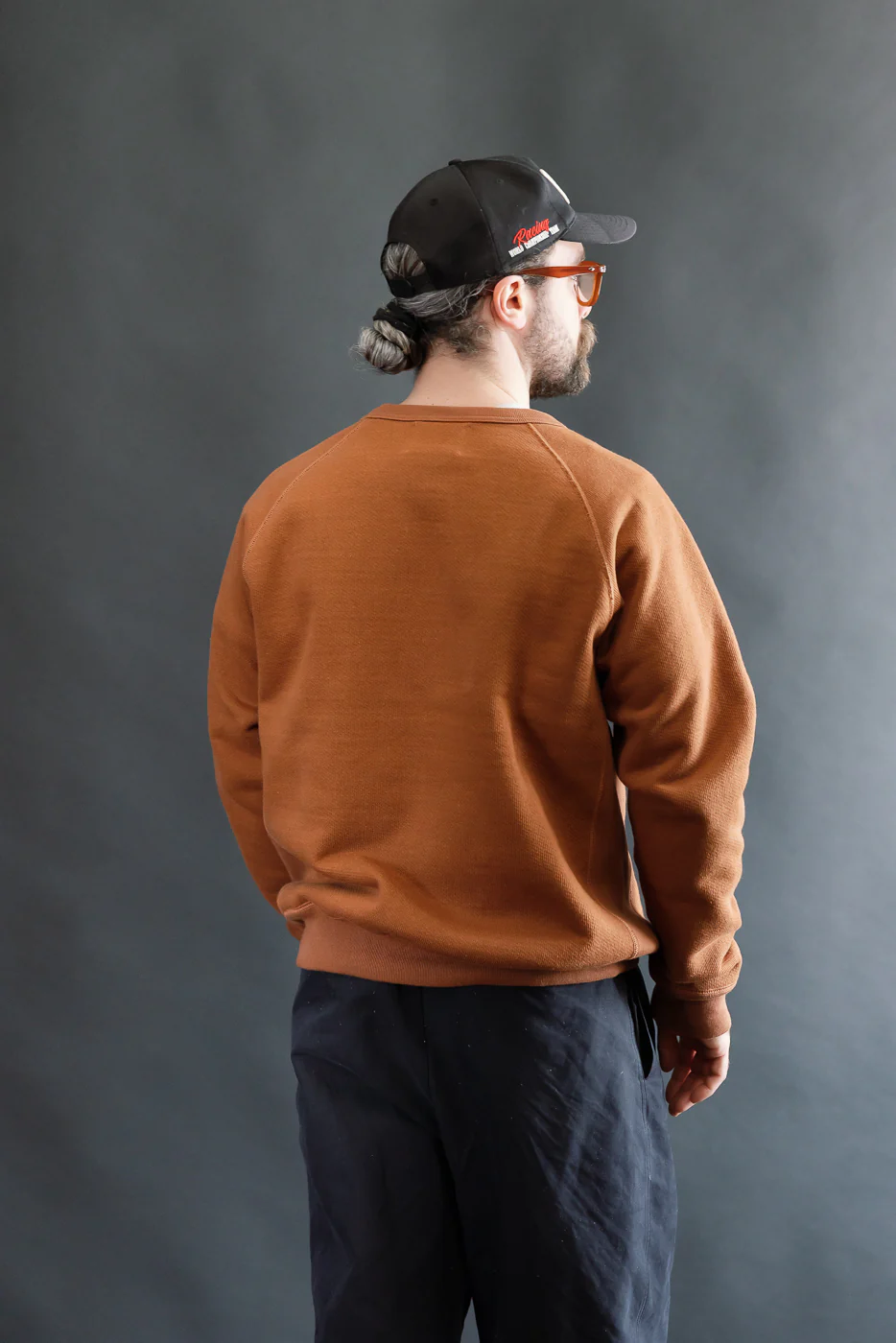 Pullover Crewneck - Double Heavyweight French Terry - Rust - Image 13