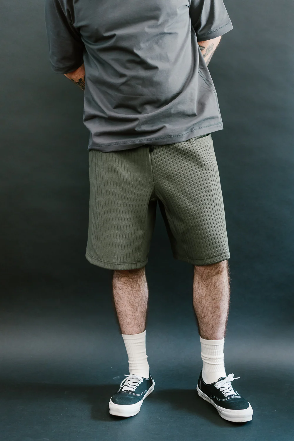 Rib Shorts - 140 Dark Clover - Image 16