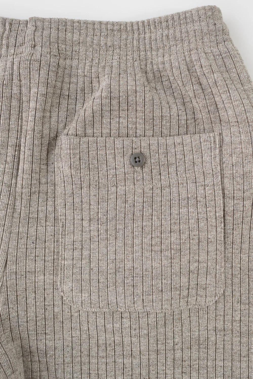 Rib Shorts - 44 Oatmeal - Image 4