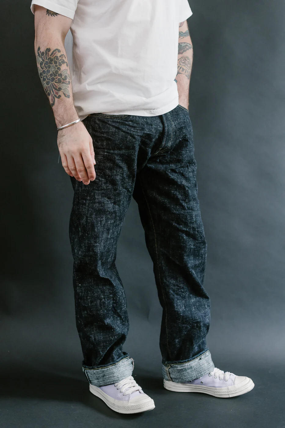 S3000XX17oz-SDS - 17oz "Murasame" Rain Slub Selvedge Jeans - Relaxed Straight - Image 12