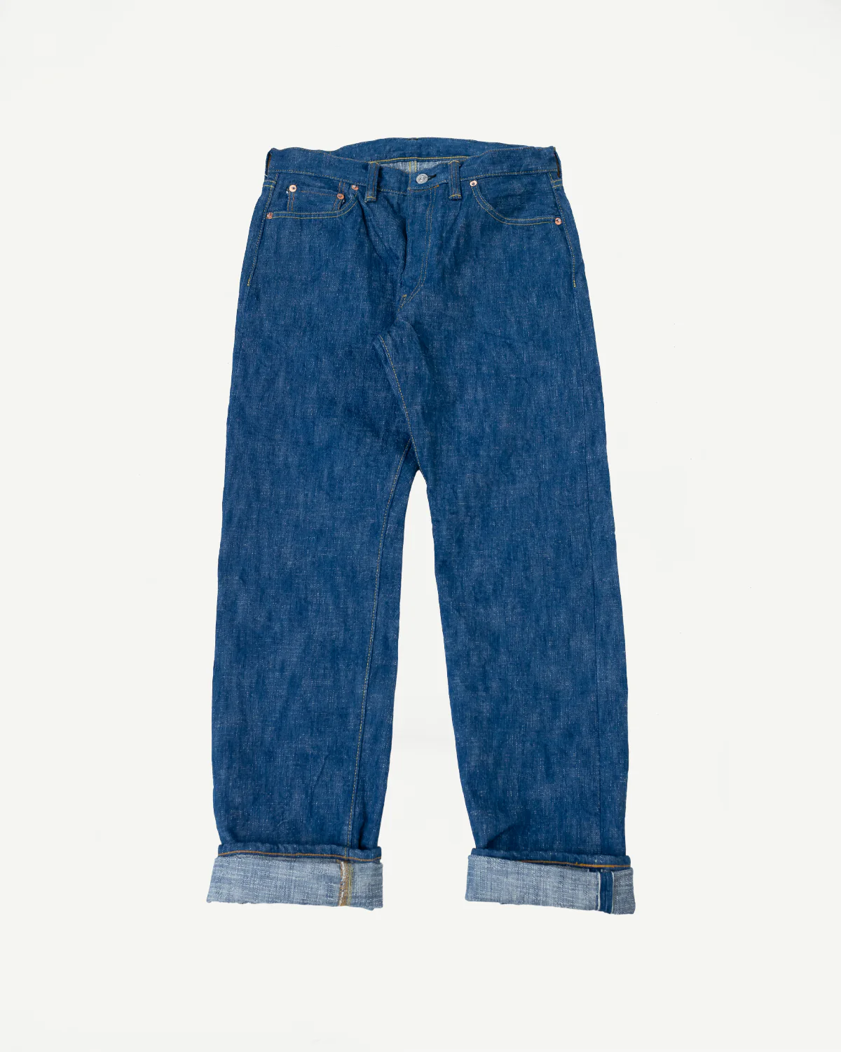 S710XX17oz-SLB - 17oz "Murakumo" Slub Selvedge Jeans - Slim Straight