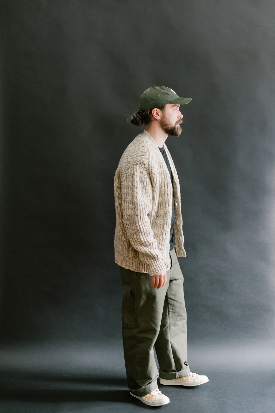 Safety Knit Cardigan - Biscuit - Image 7