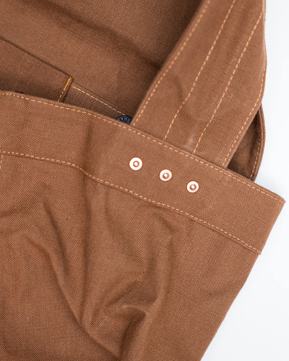 SCDB22-DC - Duck Canvas Messenger Bag - Brown - Image 3