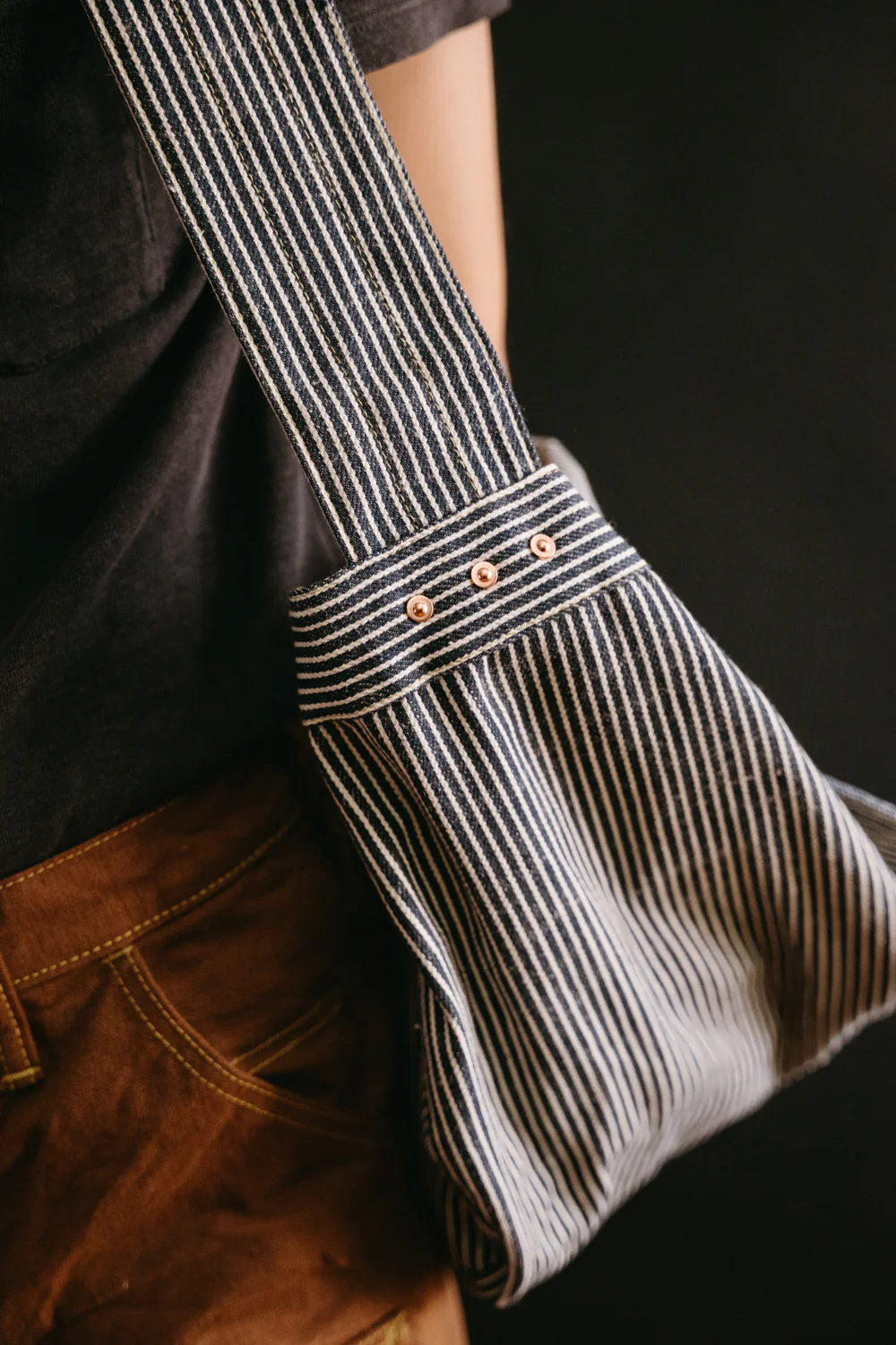 SCDB22-HC - Hickory Selvedge Messenger Bag - Indigo - Image 12