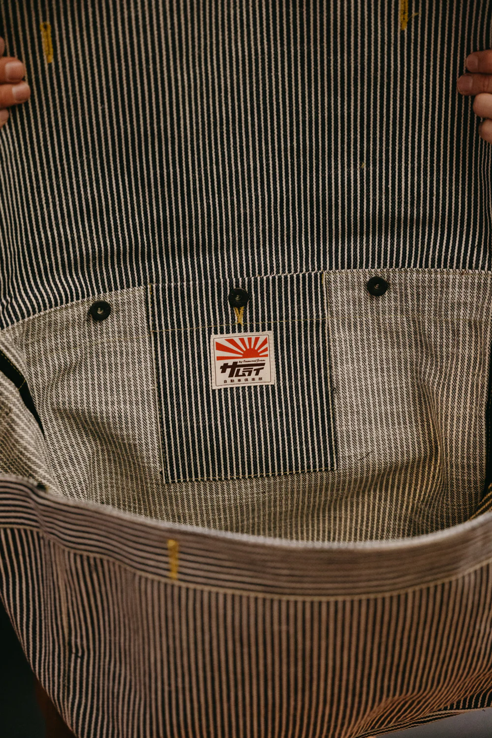 SCDB22-HC - Hickory Selvedge Messenger Bag - Indigo - Image 9