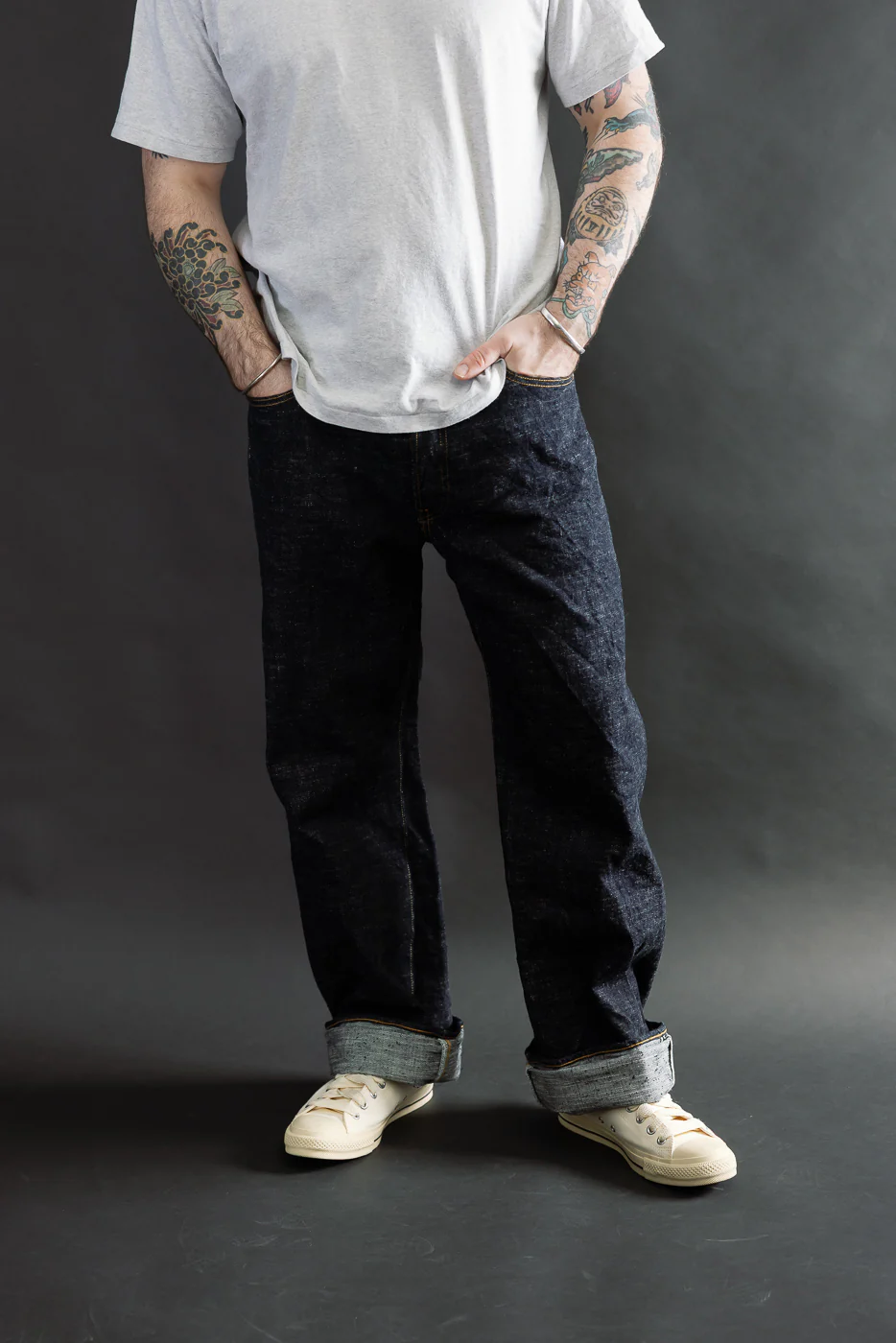 SD-1002W - "GL3" Selvedge Jeans - Loose Straight - Image 17