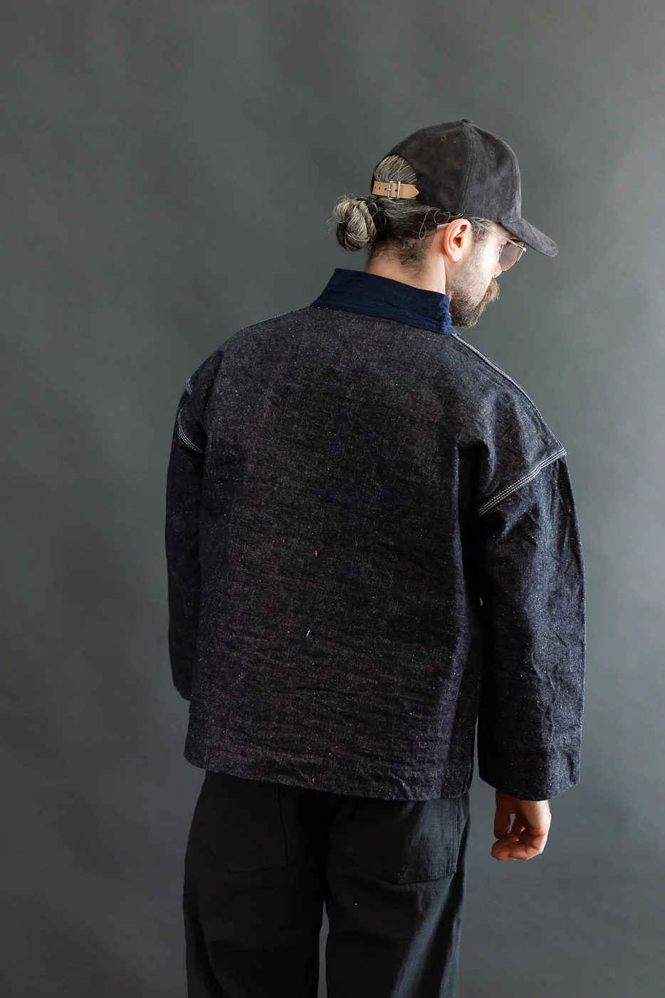 SJDH25-H - 17oz Zero Plus Denim - Happi Coat - Image 11