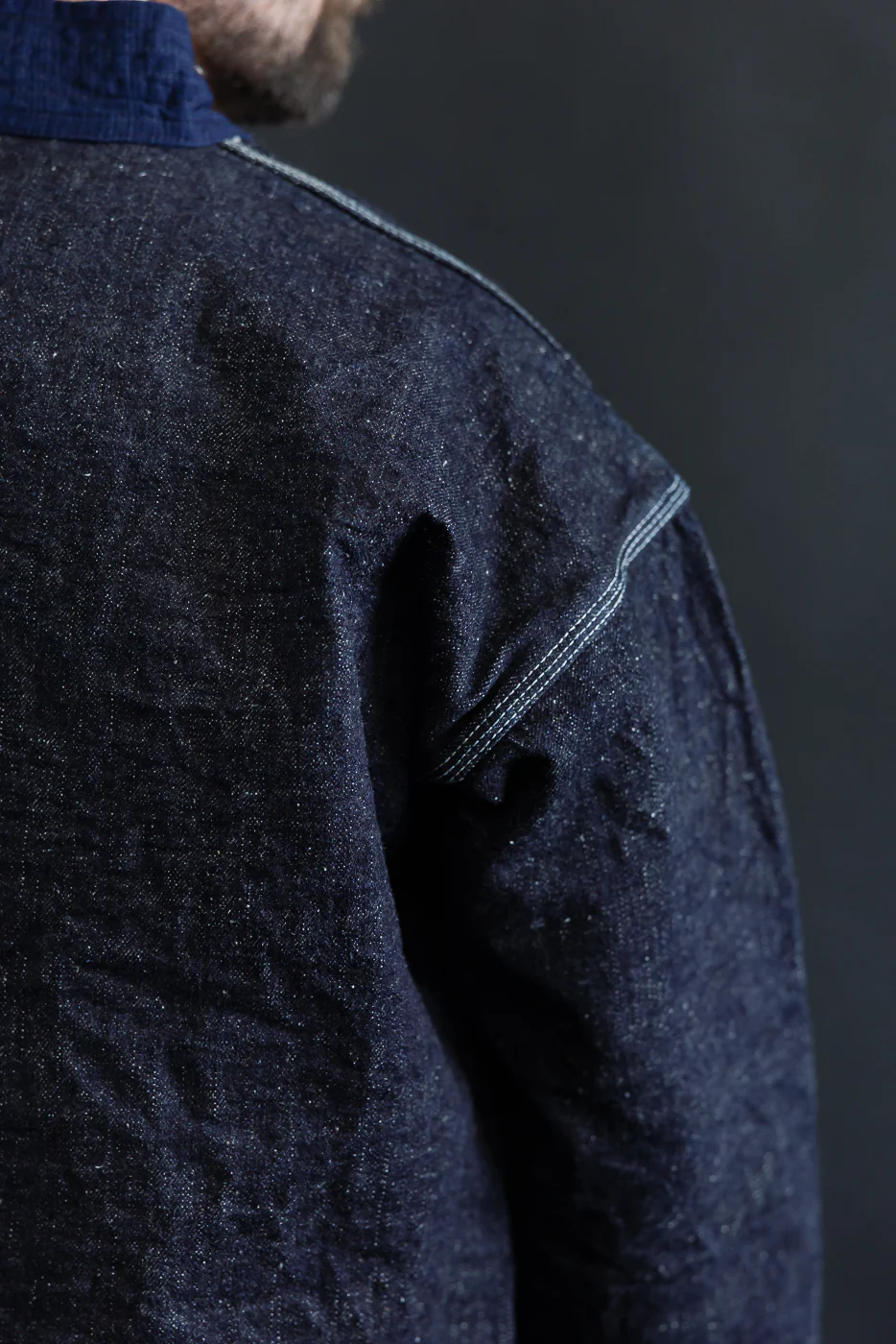 SJDH25-H - 17oz Zero Plus Denim - Happi Coat - Image 18