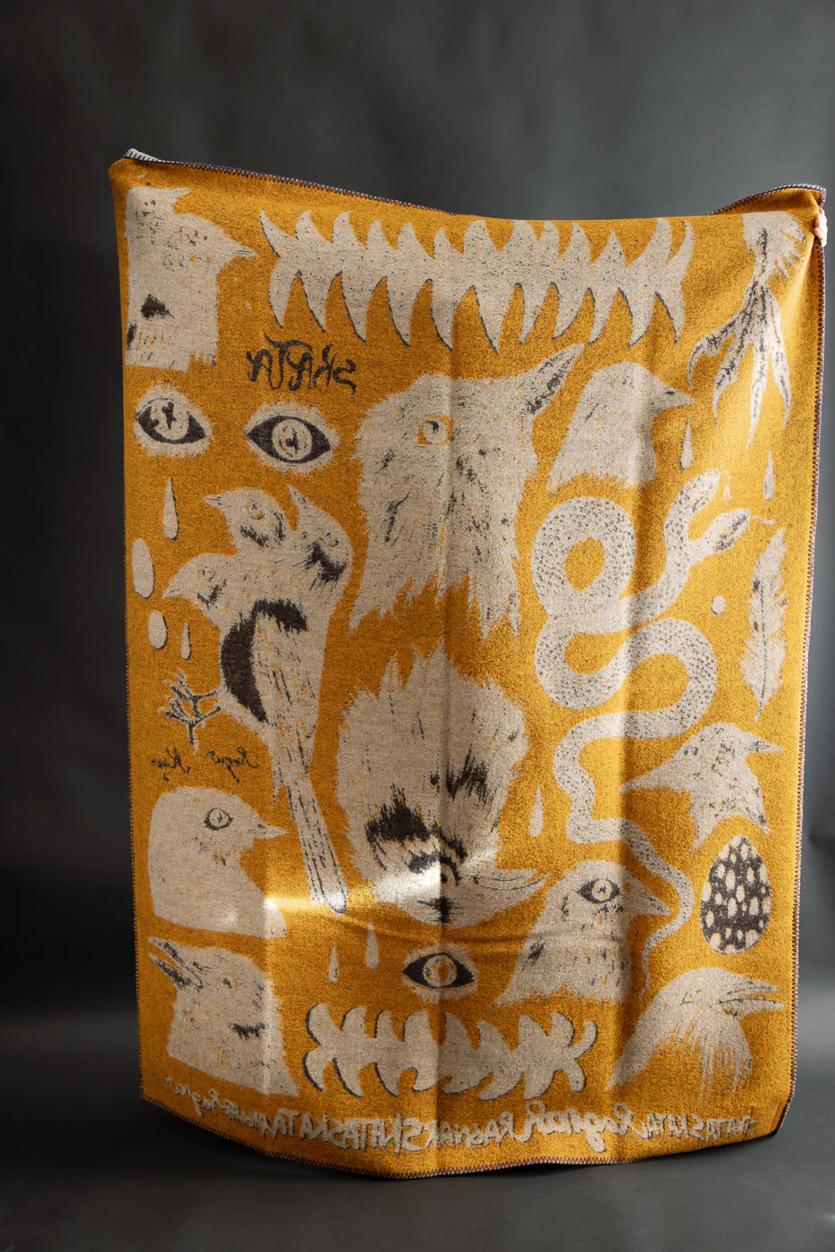 Skata Blanket Ragnar Persson Collab - Grey, Brown, Yellow - Image 11