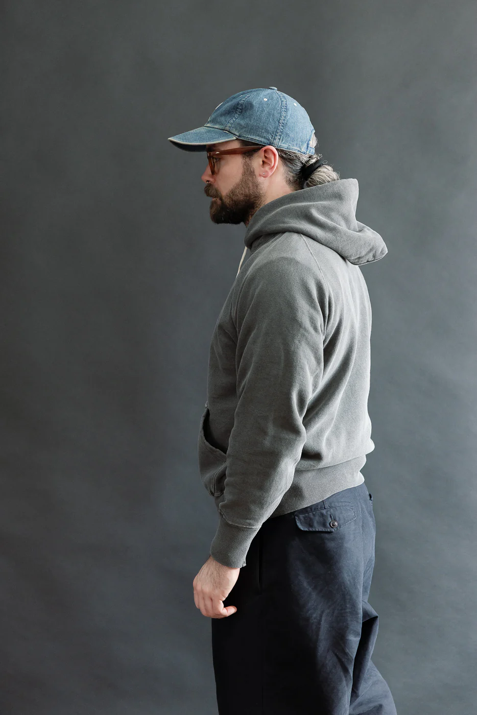 "Smile" Faded Print Sweat Hoodie - PD Sumikuro - Image 13