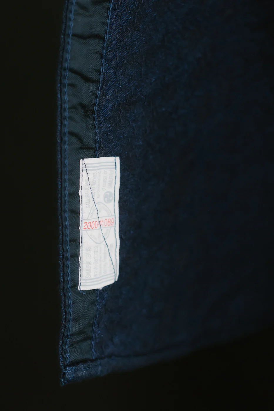 SSN25-01W - Snake Jacquard Work Shirt - Indigo - Image 23