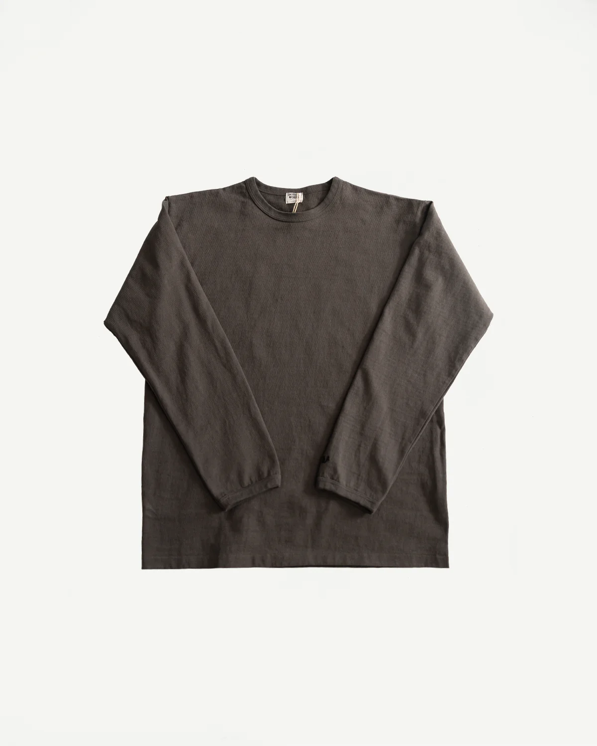 9.5oz "Stand Wheel" Heavyweight Tee Long Sleeve - Sumikuro