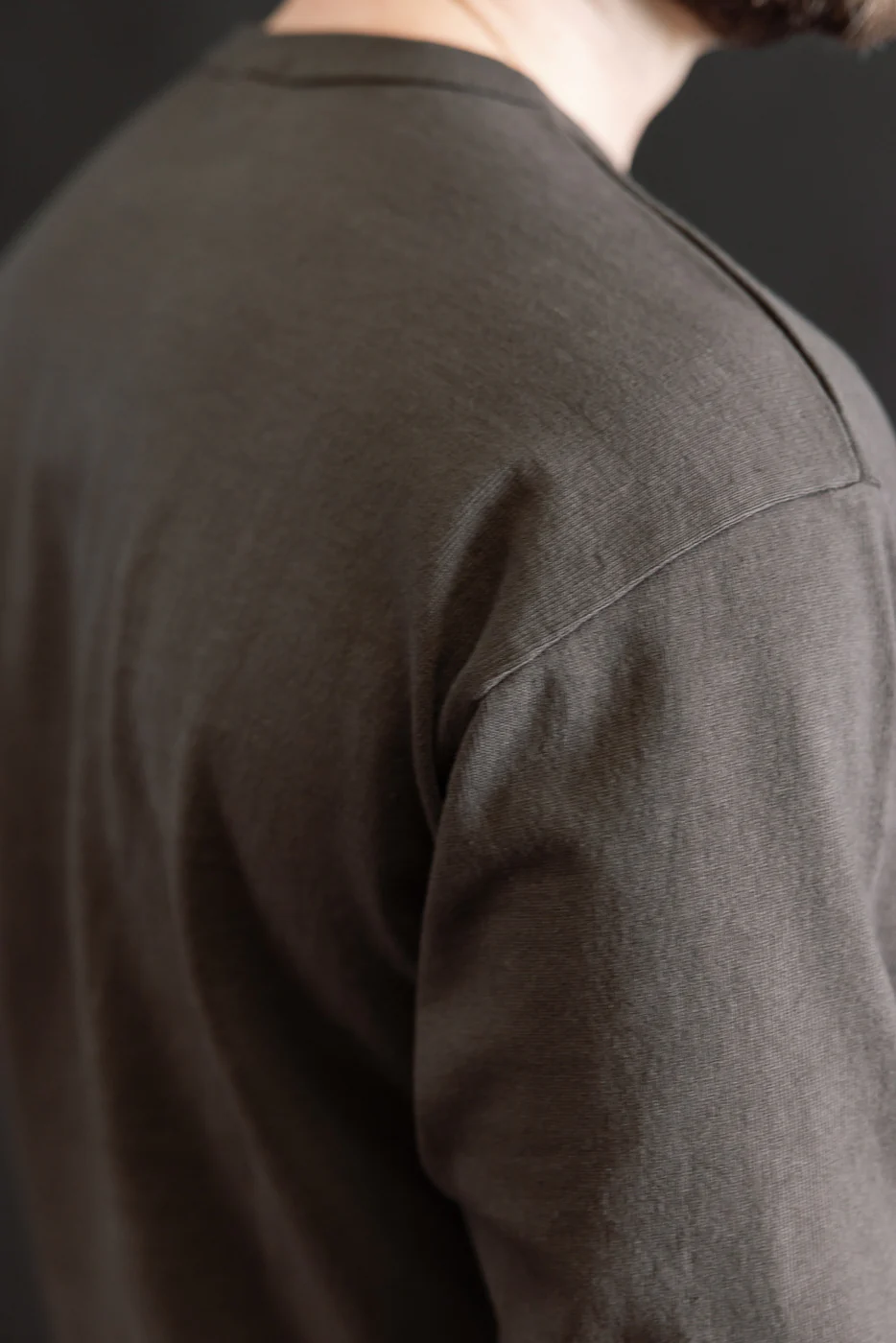 9.5oz "Stand Wheel" Heavyweight Tee Long Sleeve - Sumikuro - Image 16