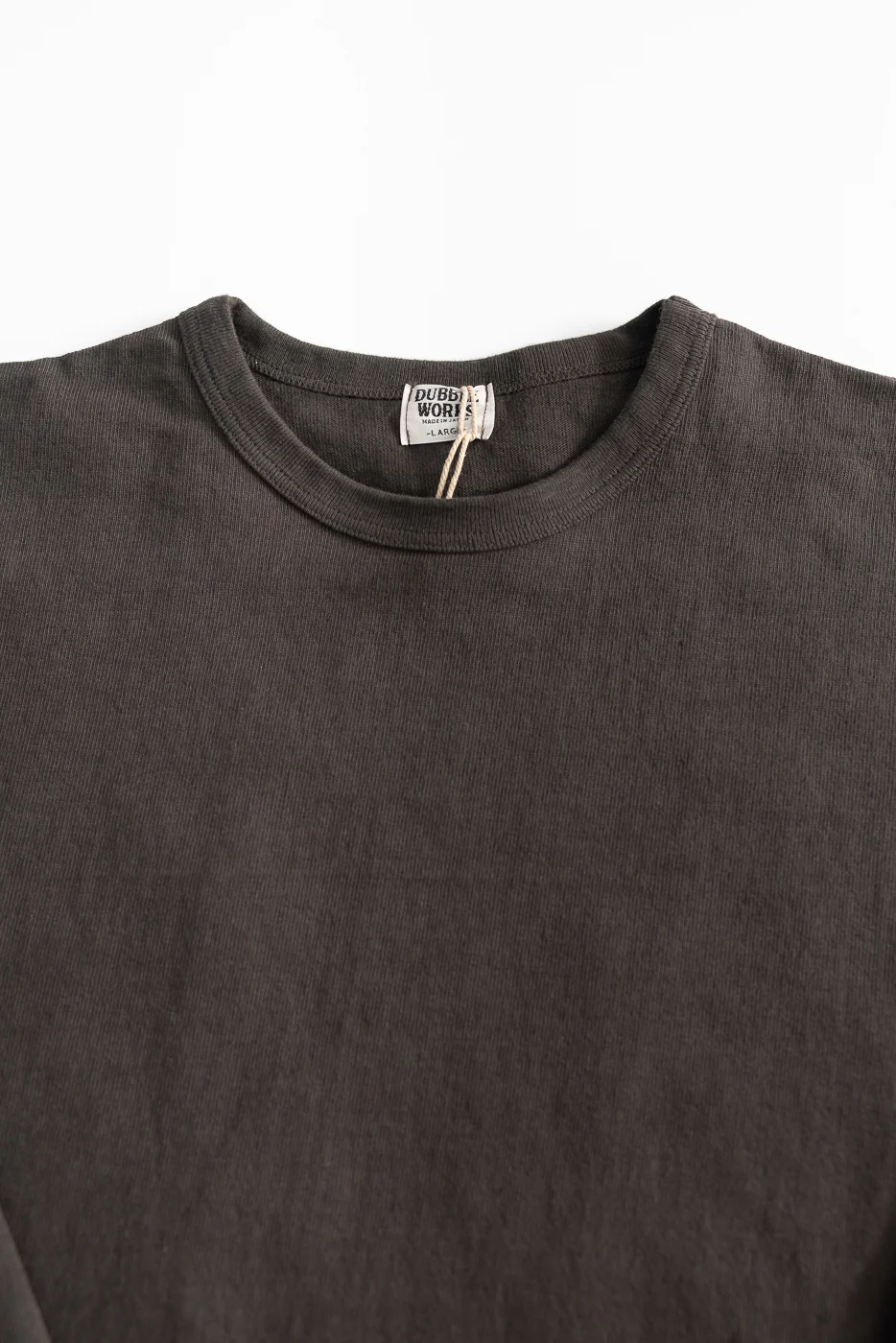 9.5oz "Stand Wheel" Heavyweight Tee Long Sleeve - Sumikuro - Image 2
