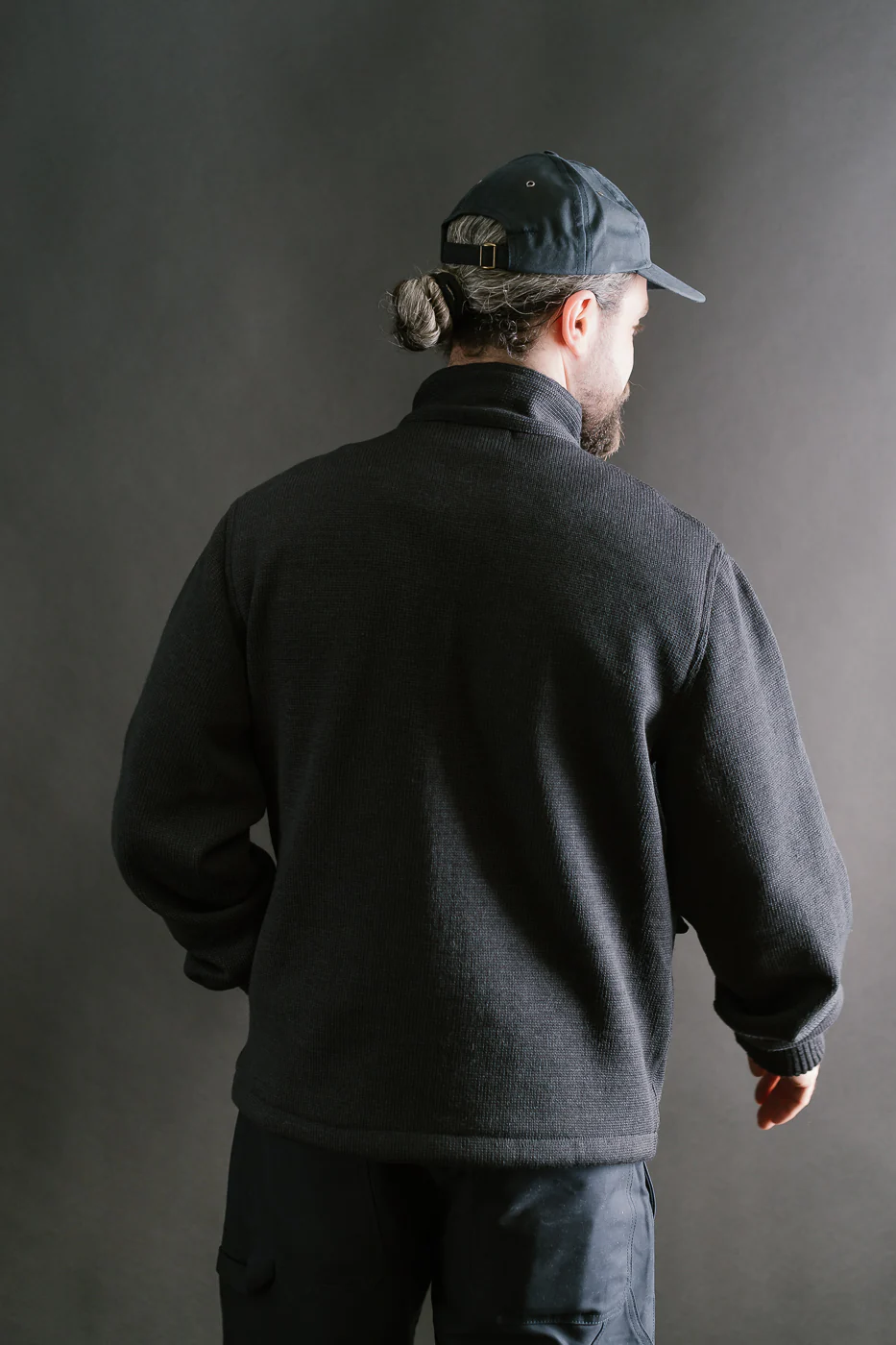 Submariner Sweater Coat - Dark Charcoal - Image 13