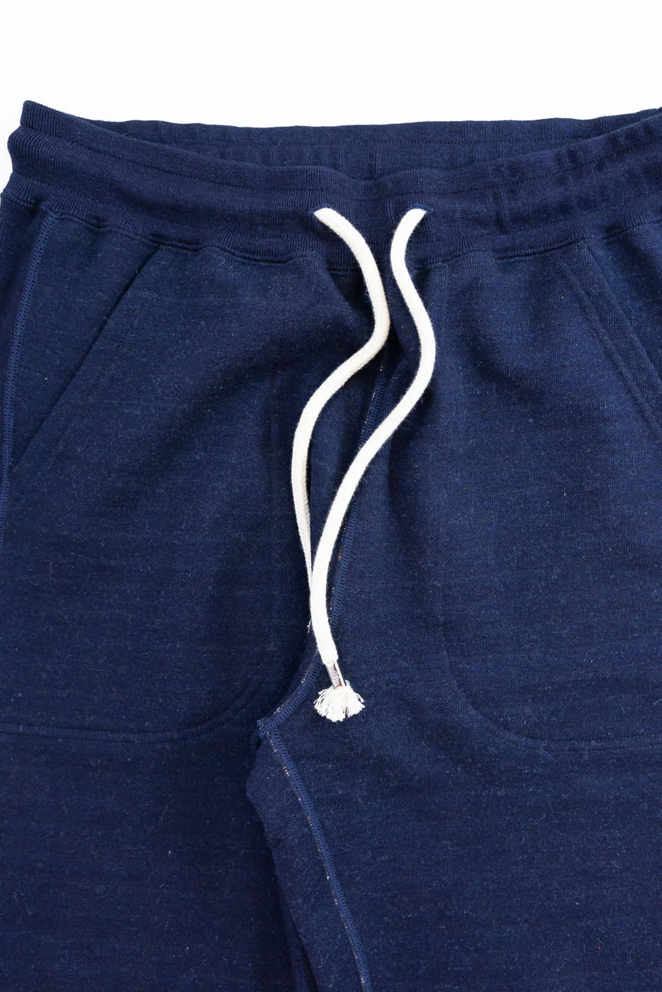 Sweat Pants - Real Indigo Blanket Striped French Terry - Image 2