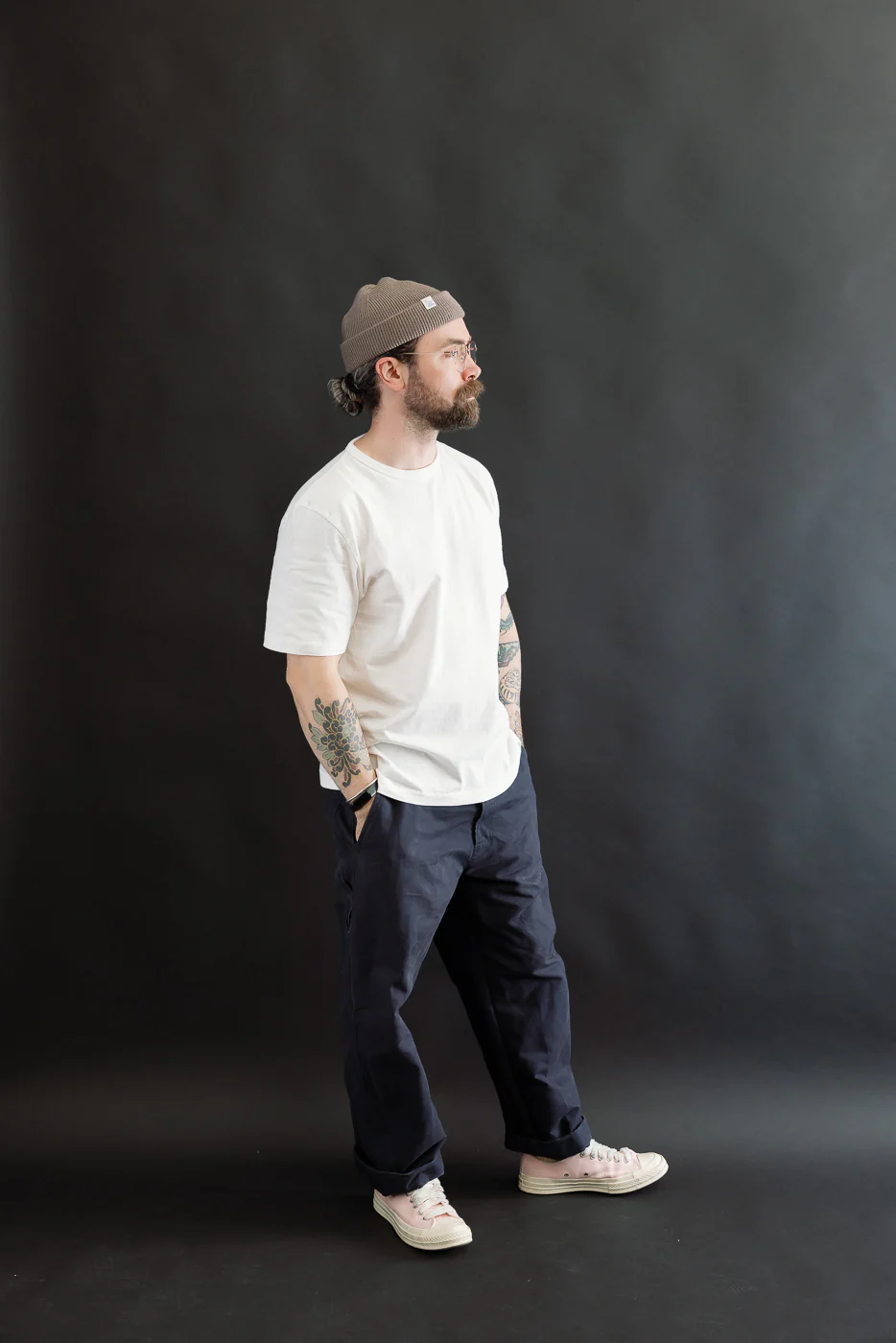 TEE02.01 - 6oz Classic Cotton Jersey T-Shirt Classic Fit - White - Image 7