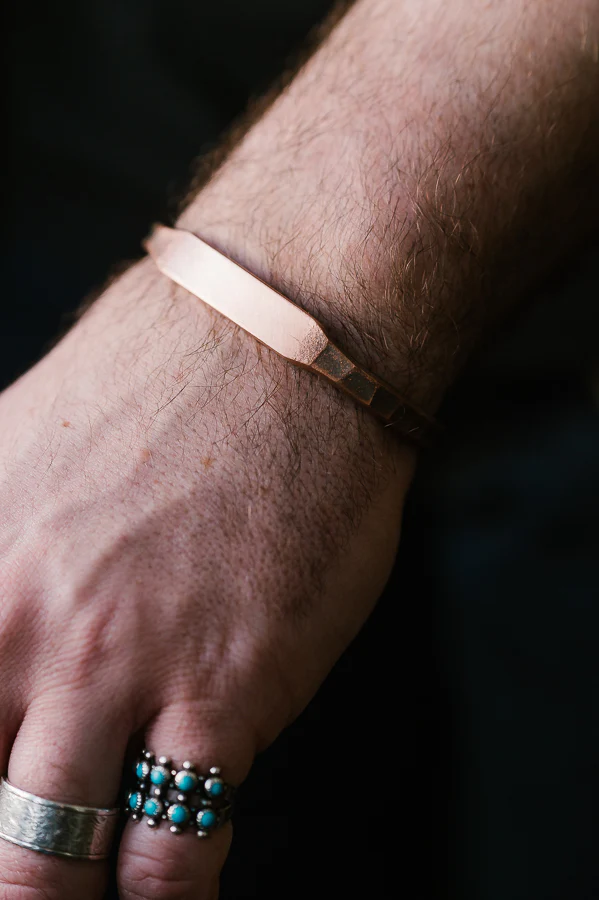 The ID Cuff - Work Patina - Copper - Image 6