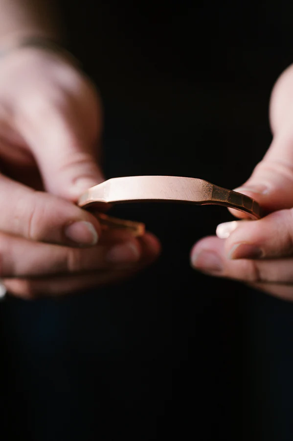 The ID Cuff - Work Patina - Copper - Image 8