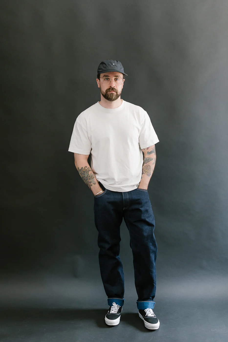 TNK202TB - 16.5oz "YURAI" Selvedge Natural Indigo x Cobalt - High Tapered - Image 7