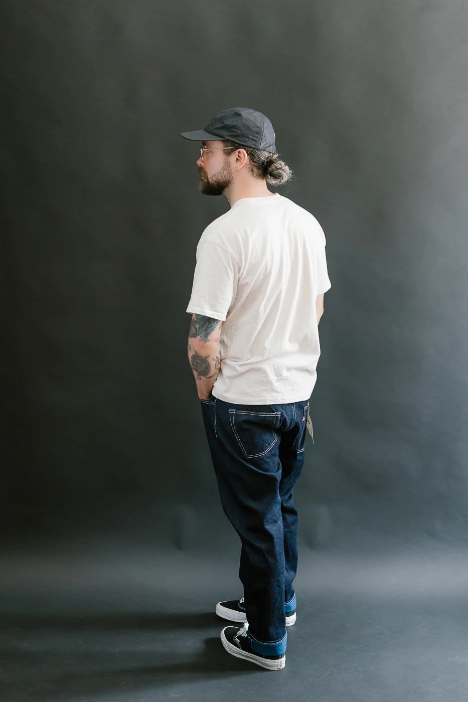 TNK202TB - 16.5oz "YURAI" Selvedge Natural Indigo x Cobalt - High Tapered - Image 9