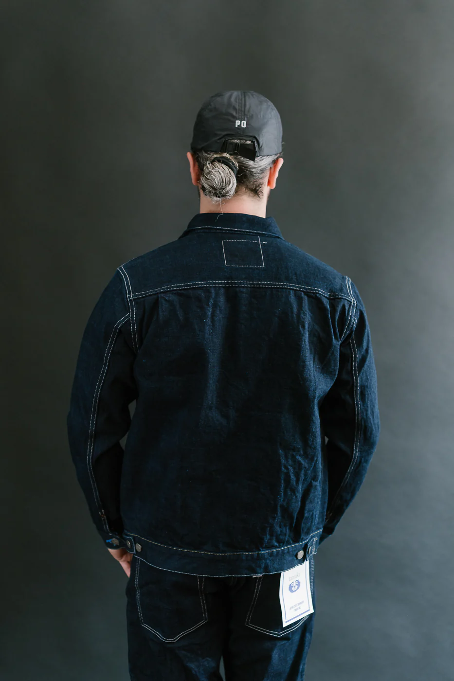 TNK402TB - 16.5oz "YURAI" Selvedge Natural Indigo x Cobalt - Type II Jacket - Image 13