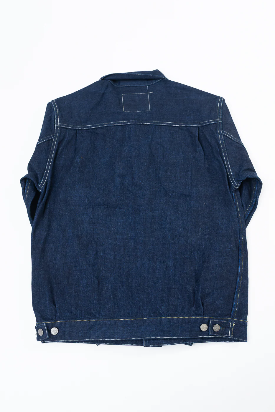 TNK402TB - 16.5oz "YURAI" Selvedge Natural Indigo x Cobalt - Type II Jacket - Image 6