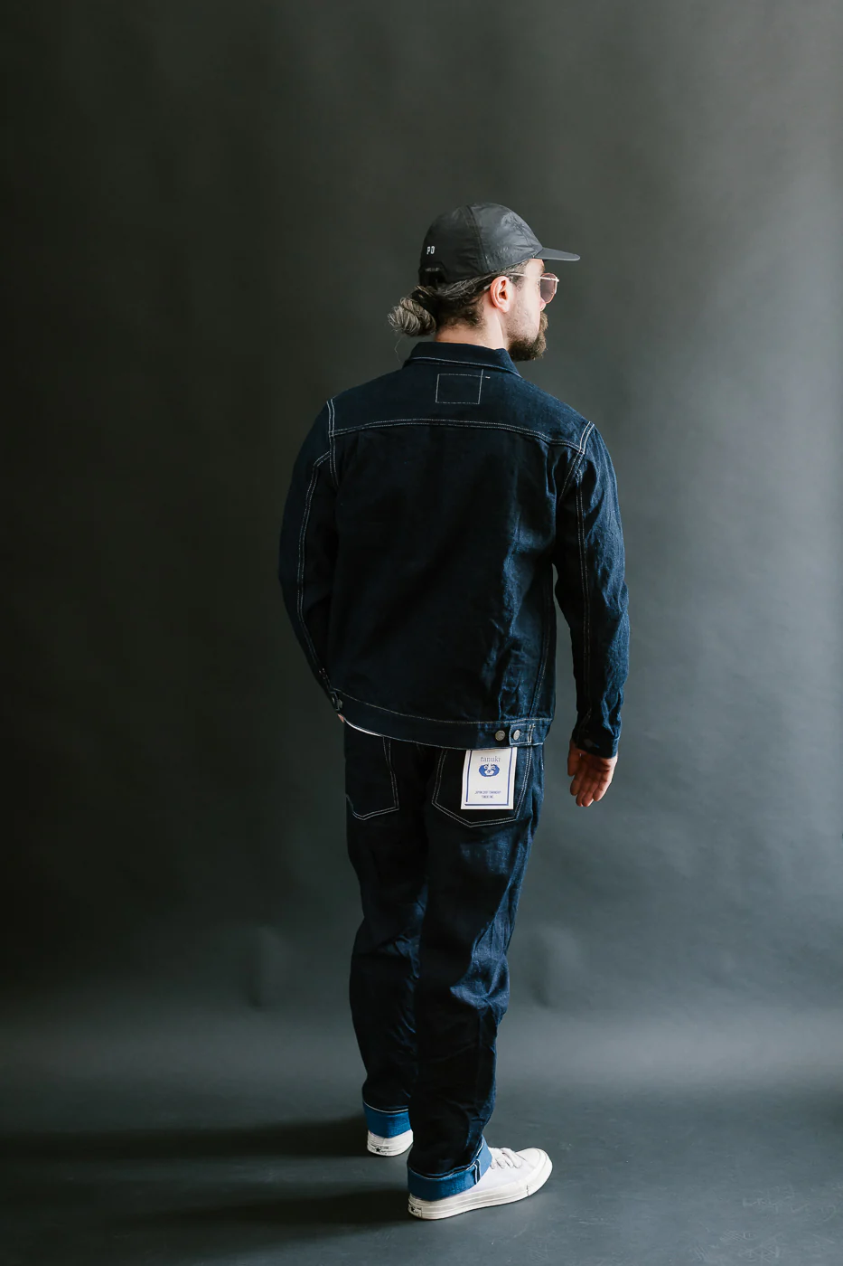 TNK402TB - 16.5oz "YURAI" Selvedge Natural Indigo x Cobalt - Type II Jacket - Image 9
