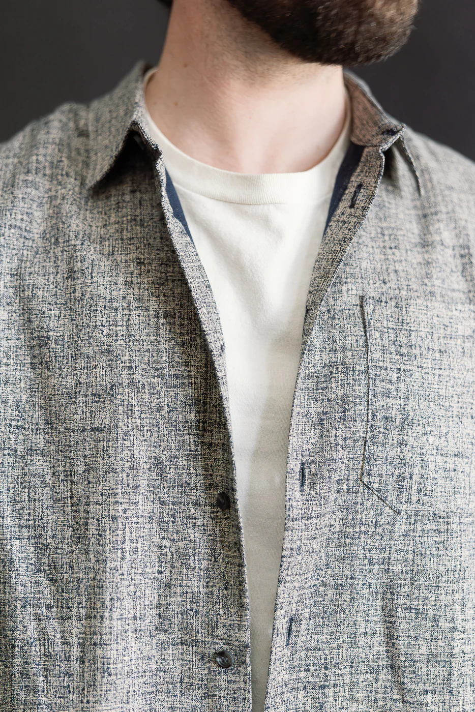 True Shirt - Kimono Scramble - Indigo - Image 15