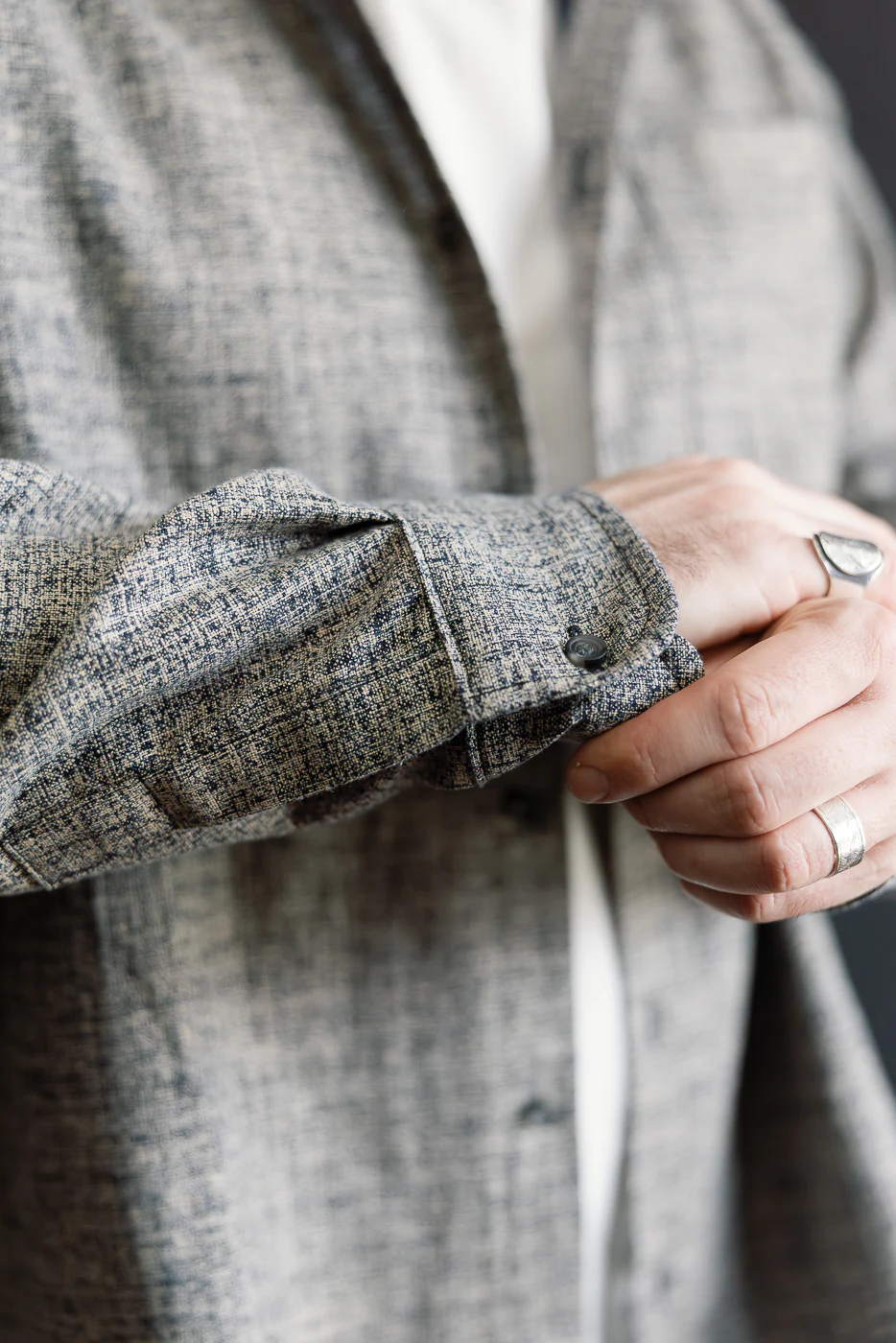 True Shirt - Kimono Scramble - Indigo - Image 18