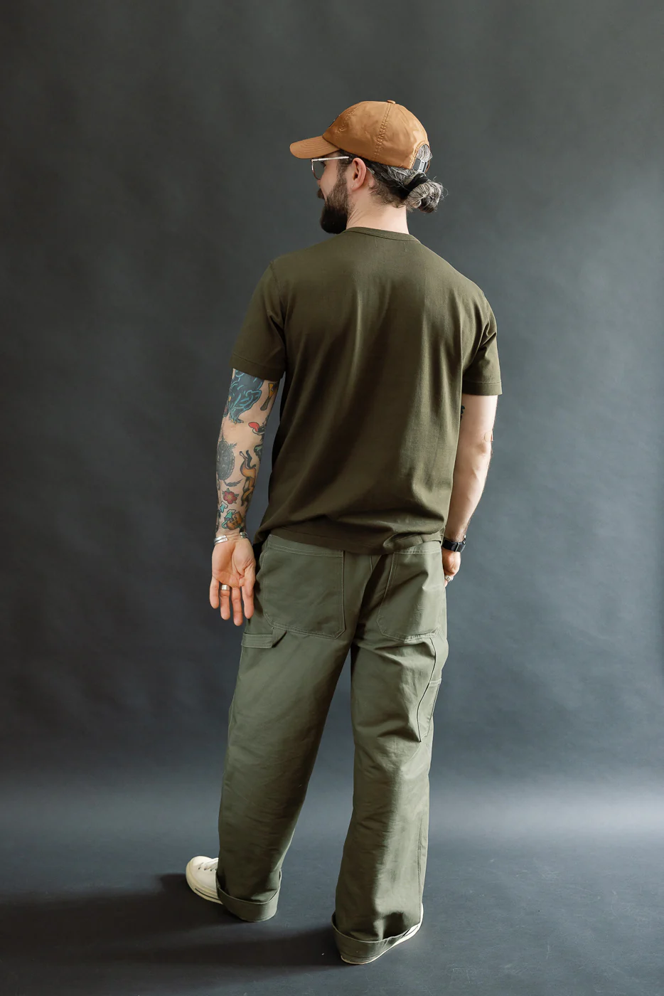 Ultimate Pima Tsuriami Crewneck T-Shirt - Khaki - Image 7
