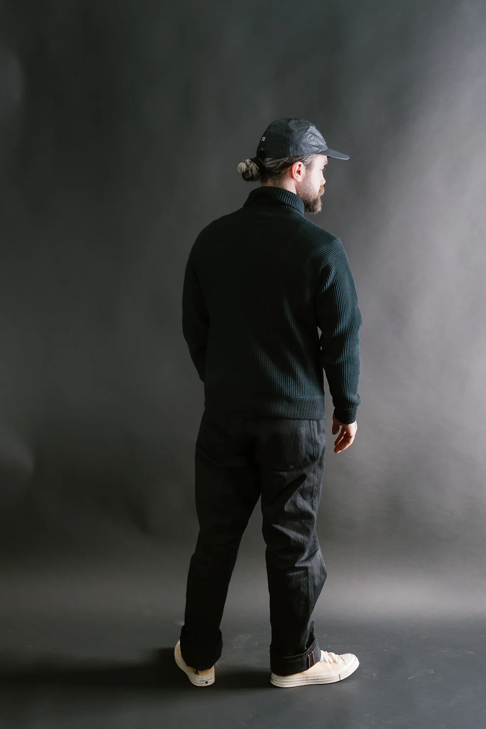 Waffle High-Neck - 07 Black - Image 7