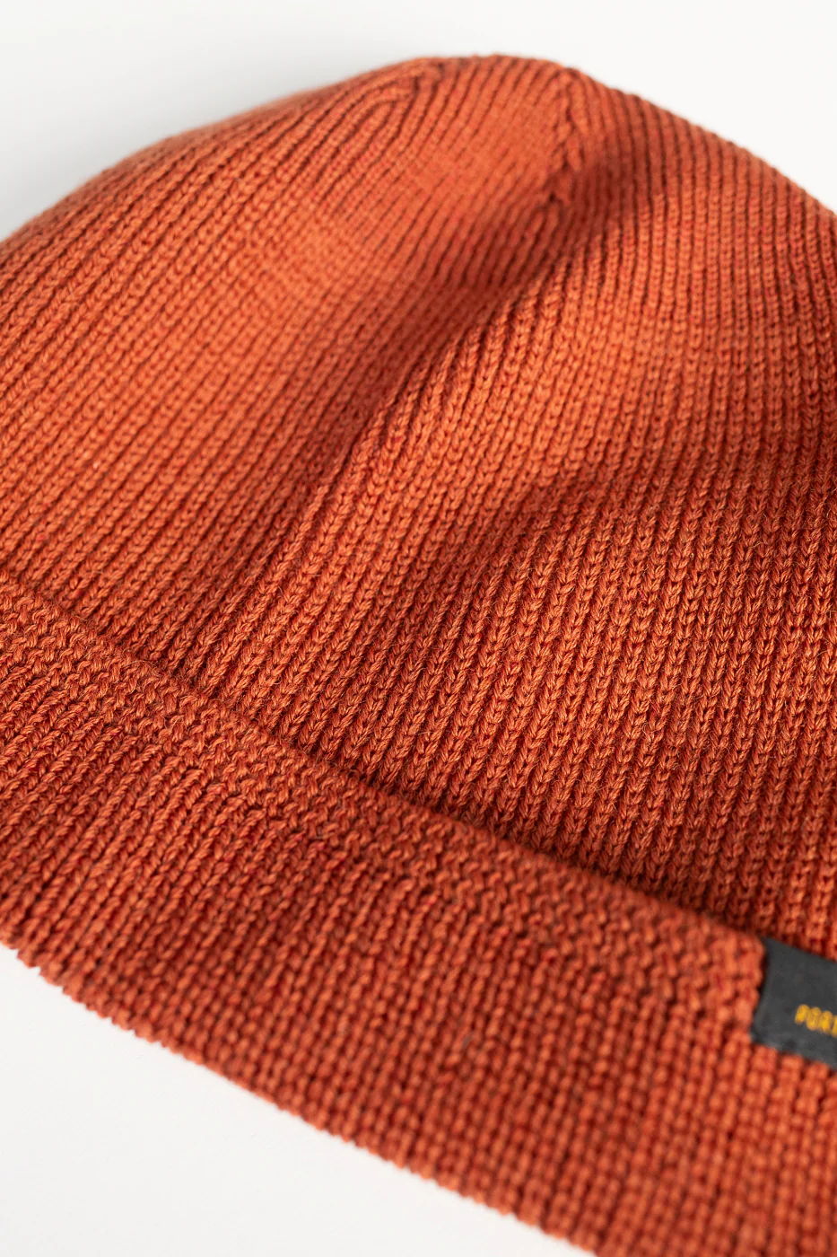 Wool Knit Watch Cap - Burnt Orange - Image 2
