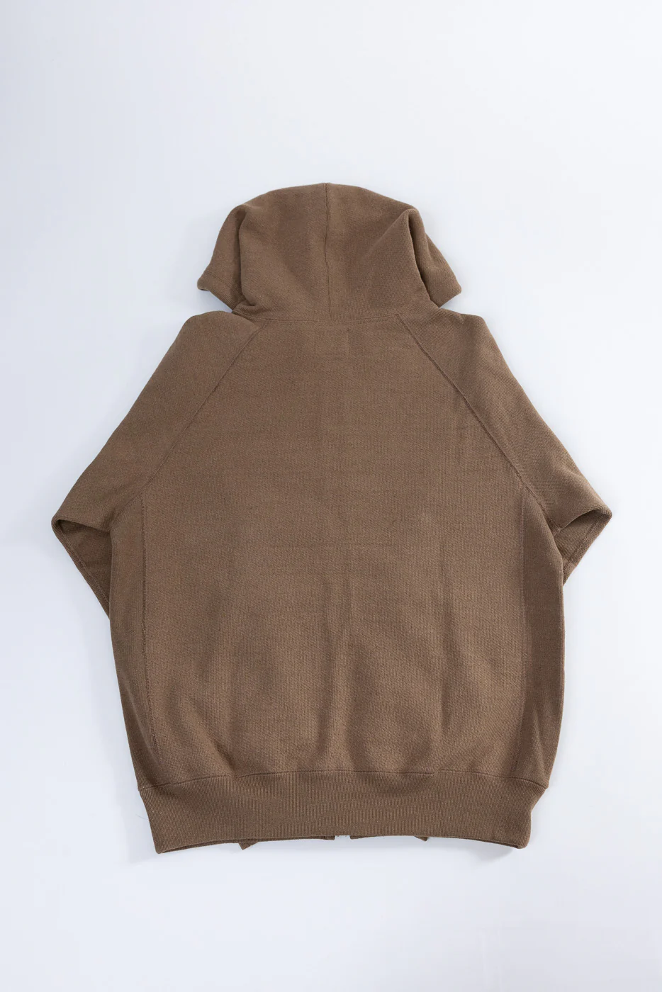 Zip Hoodie - Iron Mordant Double Heavyweight French Terry Foxfibre® - Coyote 80 - Image 4